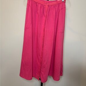 Vintage The Eagle’s Eye NWT Pink Midi Skirt w/ Pockets Size Small